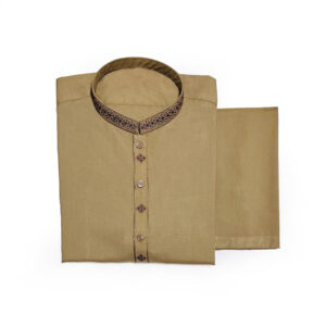Dark Beige Pakistani Men's Calgary pakistani clothes