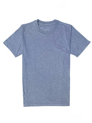 Grey Wholesale Blank Jersey Fabric T-Shirt