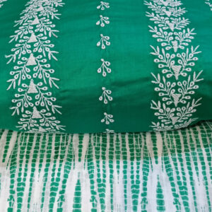 Teal Chickankari Embroidered Ladies 2pc Suit