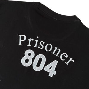 Black Embroidered Custom Graphic Tee Shirt
