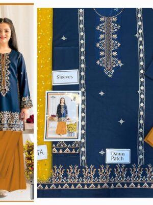 Blue Zodiac Children Pakistani Party Dresses