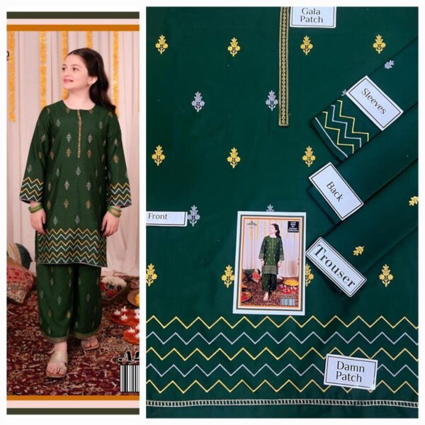 Evergreen Girls Shalwar Kameez For Summer