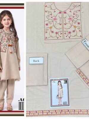 French Grey Girls Shalwar Kameez Pakistani For Party