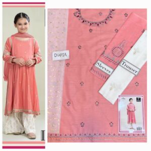 Light Coral Girls Wedding Dress