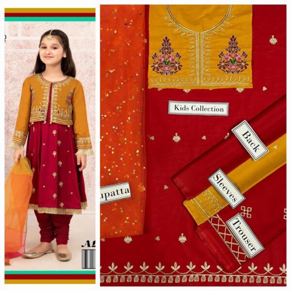 Red Berry Pakistani Kids Clothing