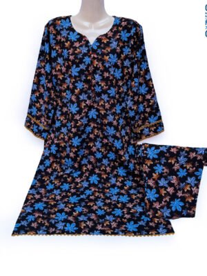 Black & Blue Pakistani Stitched 2pc Dress Online