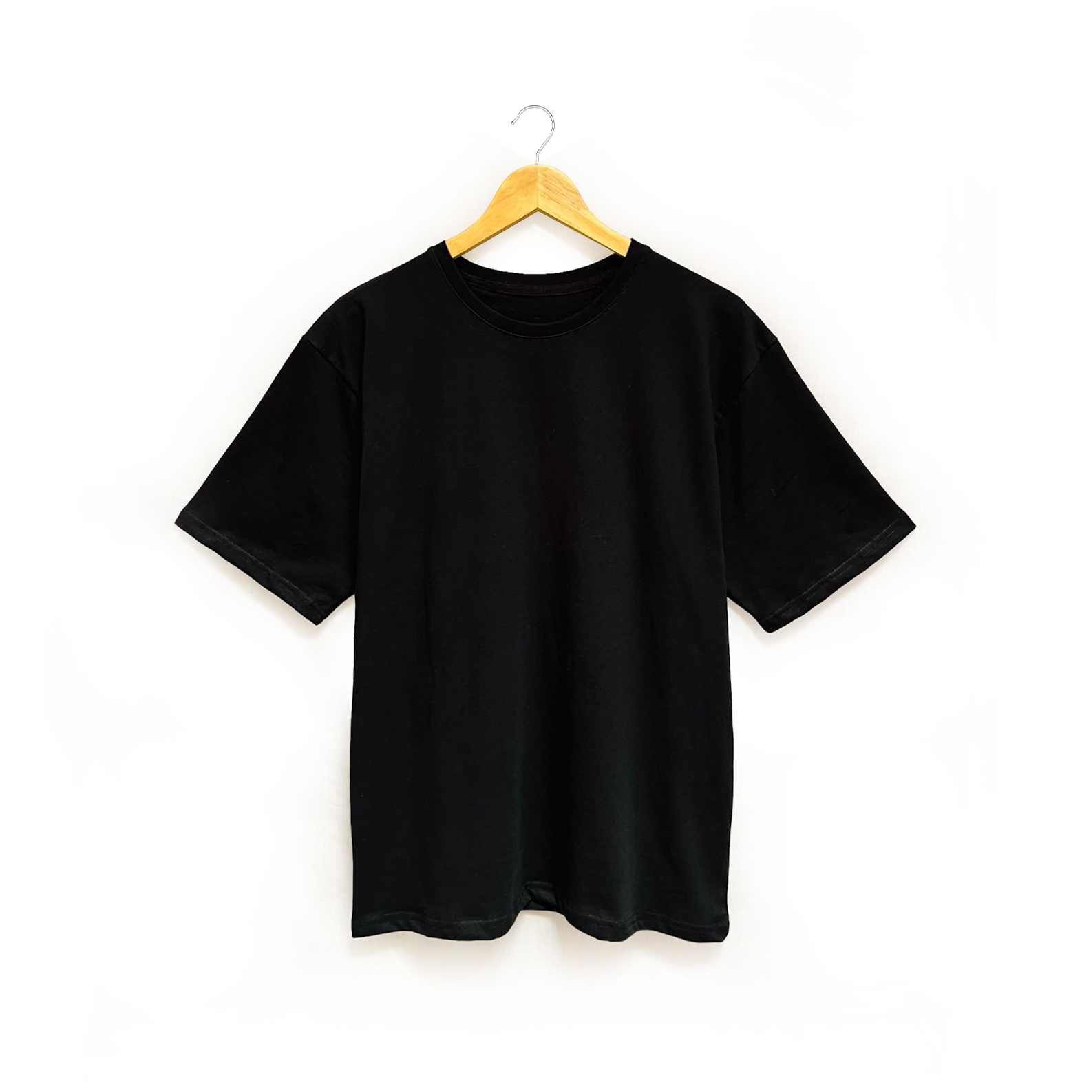 Black Custom Made Printed T-Shirt