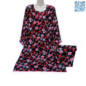 Black & Pink Stitched Pakistani 2pc Suit Online