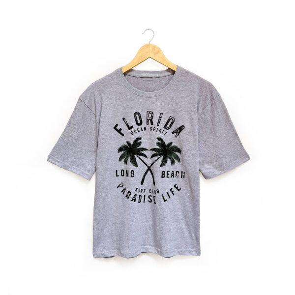 Grey Custom Printed T-Shirt