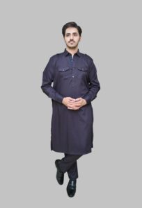 Purply Blue men pakistani shalwar kameez