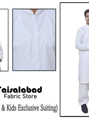 White men shalwar kameez sui