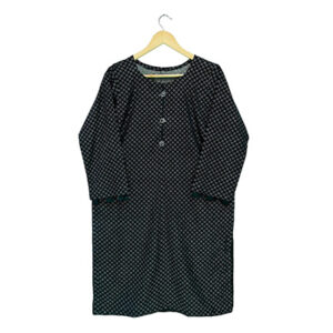 Black Readymade Casual muharram black kurti