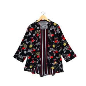 Black & Red Wholesale Westren Short Kurti Uk