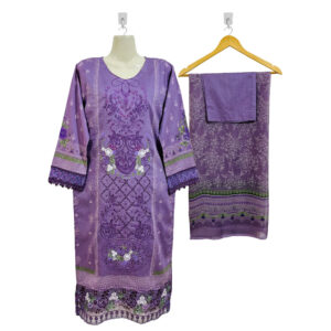 Purple wholesale lawn suits