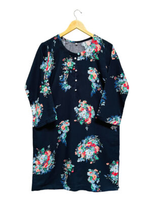 Tealish Blue Stitched Kurti Ready made Pakistani Kurtis UK Online