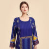 Indigo Color Printed Ready To Wear Wholesale kurti