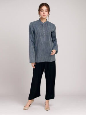 Silver Grey Pakistani Kurti wholesale