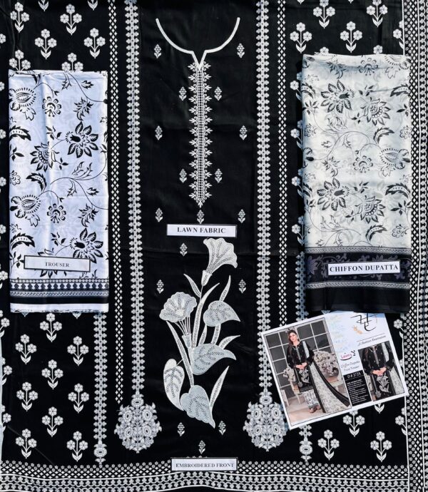 Black pakistani lawn suits wholesale