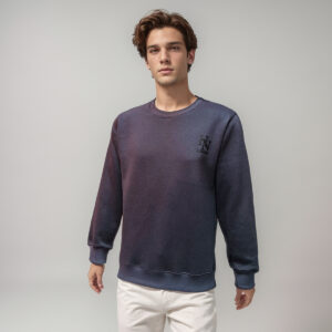 Bluish Purple wholesale cotton sweatshirt
