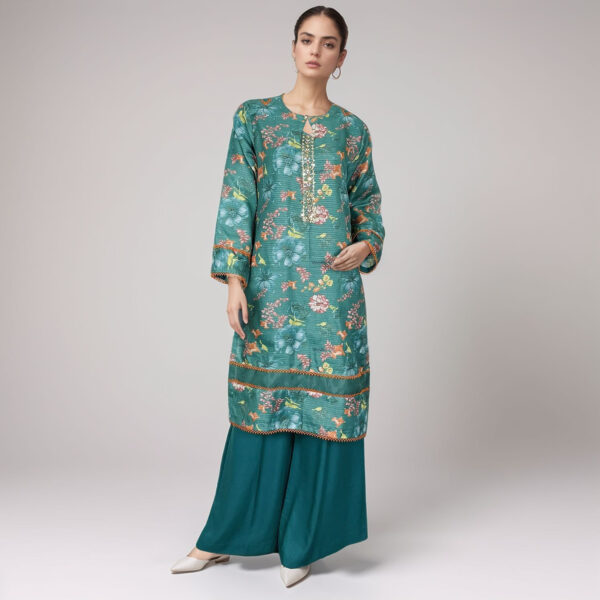 Aqua green Ladies Linen Suit Wholesale