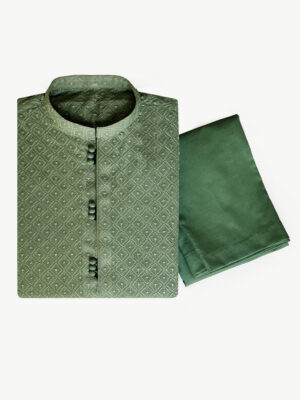 Hazel green Traditional chikankari kurta pajama