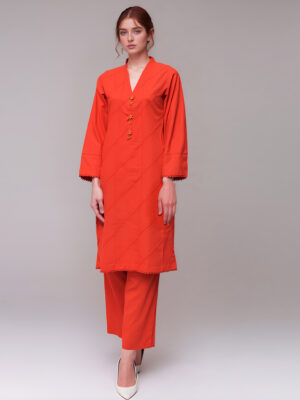 Orangy Red wholesale co ord sets pakistan