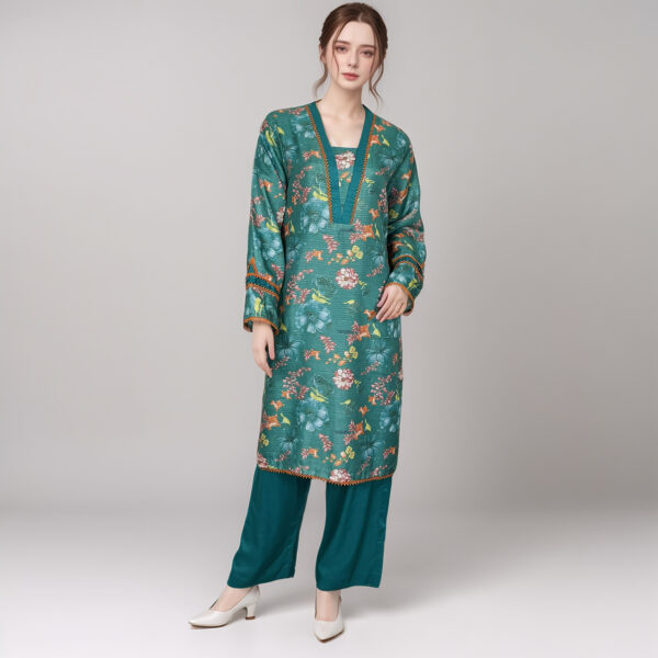 Aqua green Wholesale Linen Suits for Women