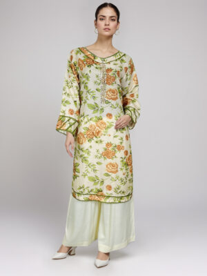 Cream Pakistani Linen Suits Wholesale