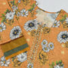 Dull orange Ready to Wear Linen Suits Wholesale