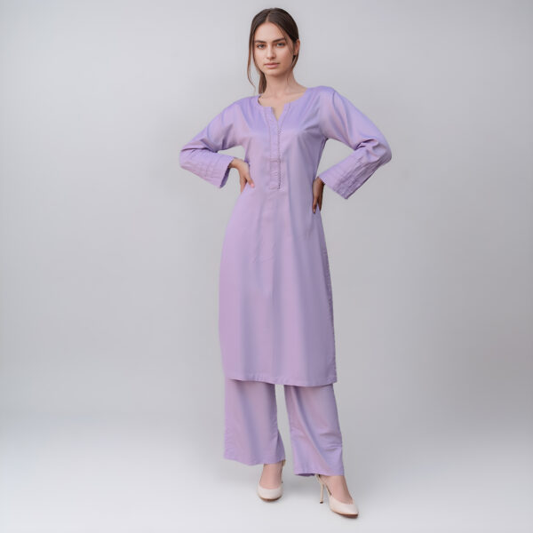 Light magenta Stylish Linen Co Ord Sets Wholesale