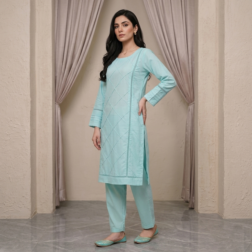 cyan-pakistani-linen-co-ord-sets-wholesale