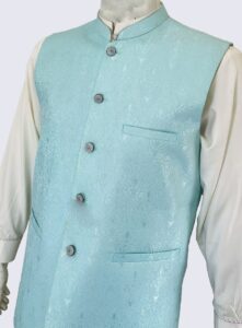 Cyan Stylish waistcoat for men