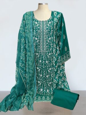 Dark Aqua Wholesale ladies suits Pakistan