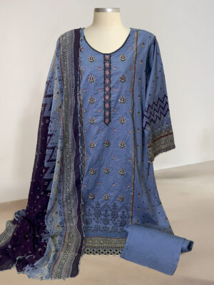 Dusky Blue Lawn suits wholesale online