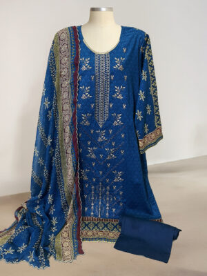 Light Navy Pakistani lawn suits wholesale