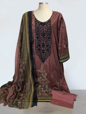 Purple Brown Wholesale Pakistani lawn suits
