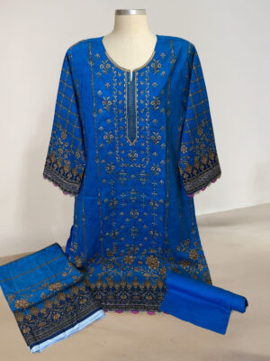 Royal blue Wholesale lawn suits with lawn dupatta