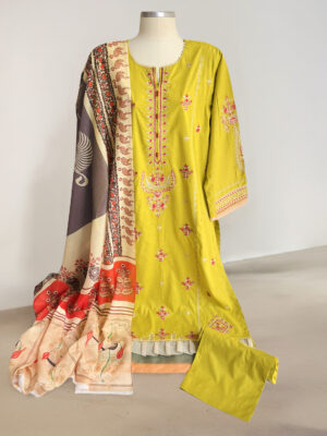 Zoya Saffron Wholesale ladies 3pc lawn dress