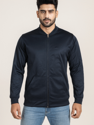 Black Custom zipper hoodies wholesale