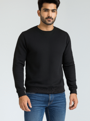 Black Plain sweatshirts wholesale