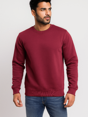 Wine Red Wholesale pullover sweatshirts