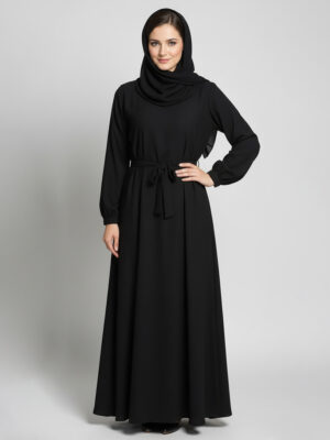 Black Plain Wholesale Abaya