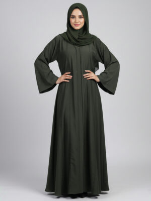 Dark Green Fancy wholesale Abaya