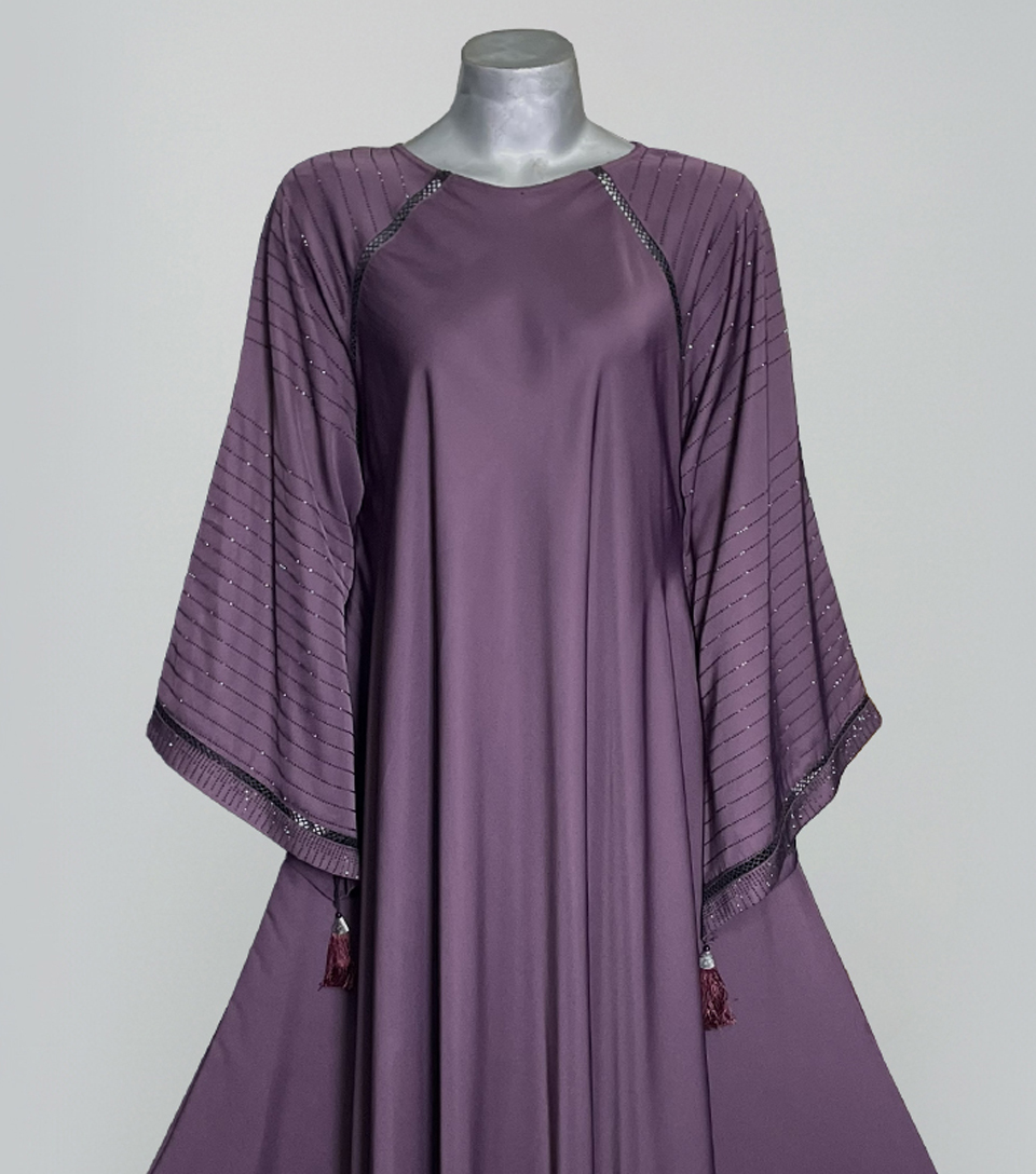 Light Purple Fancy wholesale abaya