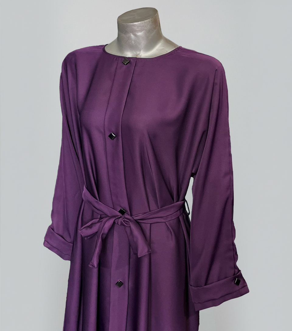 Purple embellished wholesale abaya