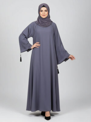 Storm Grey fancy wholesale abaya