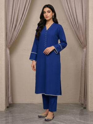 Tealish Blue Women’s Dhanak Co-ord Sets Wholesale