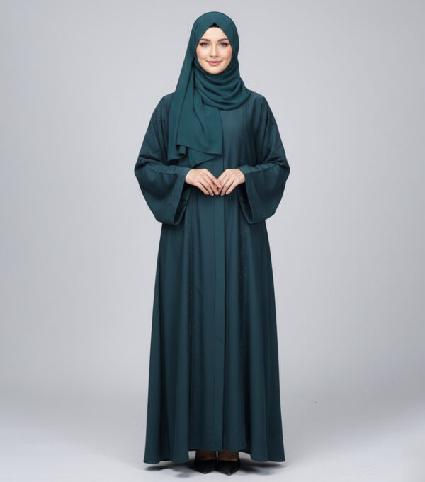 Zink color fancy wholesale abaya