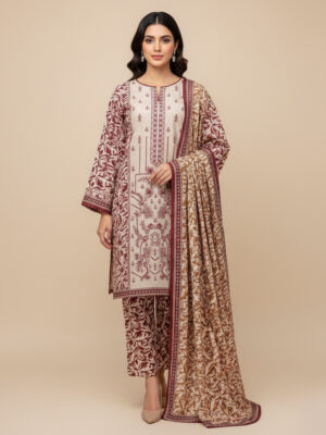 Almond traditional embroidered linen outfits wholesale