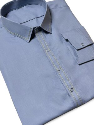 Dark Grey stitched mens suits wholesale